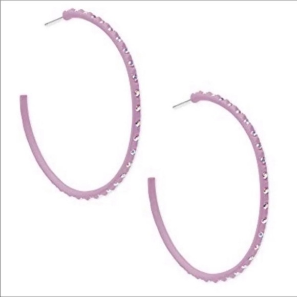 Kendra Scott Val Hoop Earrings / Lilac - Picture 1 of 8